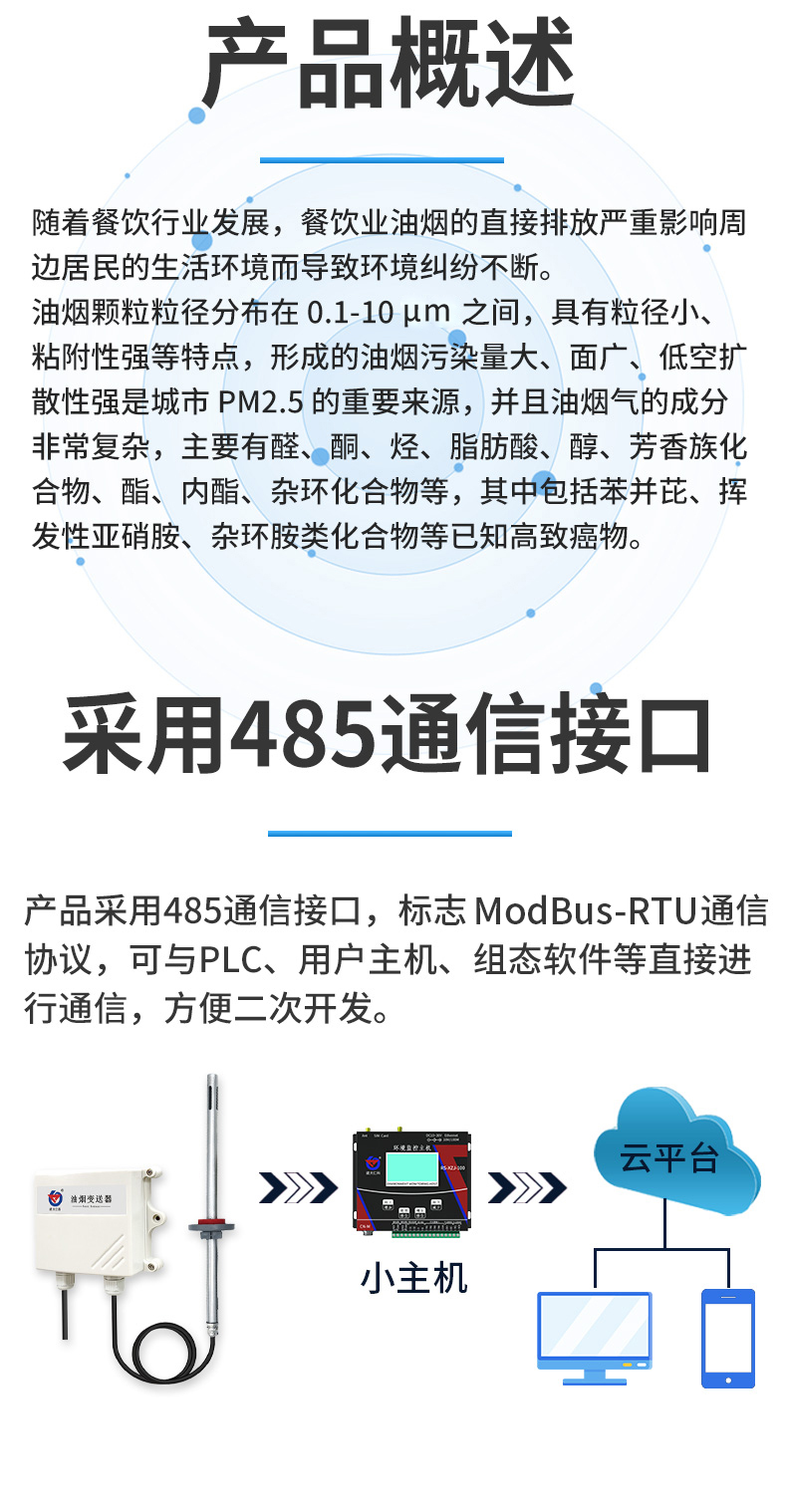 擴散式管道油煙變送器（RS485型）.jpg